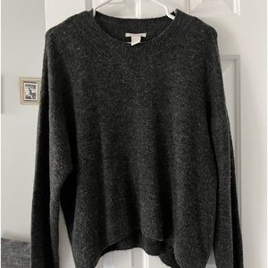 H&M Charcoal Sweater - Large